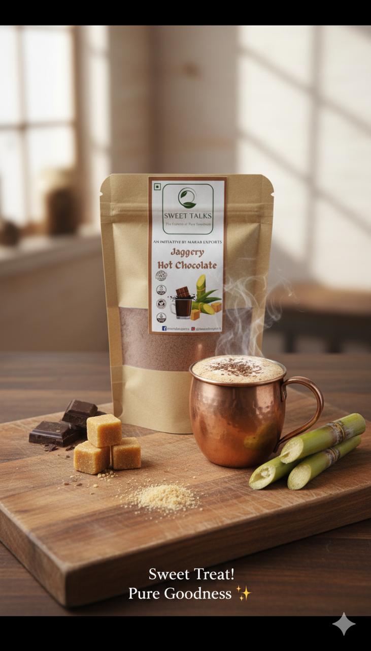 Jaggery Hot Chocolate - Marab Exports I Sweet Talks