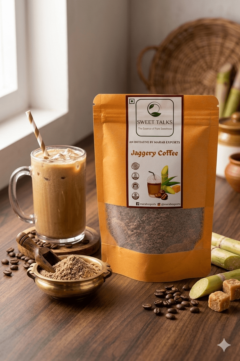 Jaggery Coffee - Marab Exports I Sweet Talks