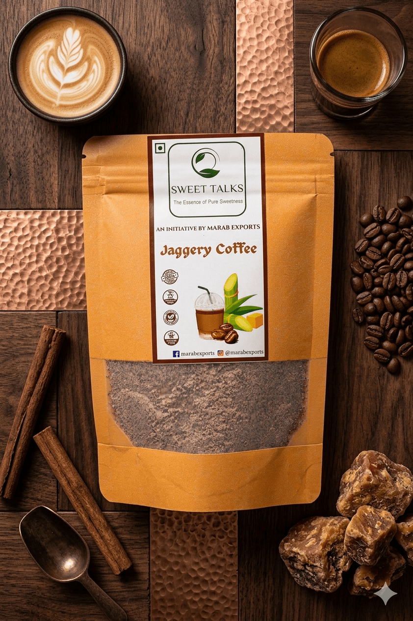 Jaggery Coffee - Marab Exports I Sweet Talks
