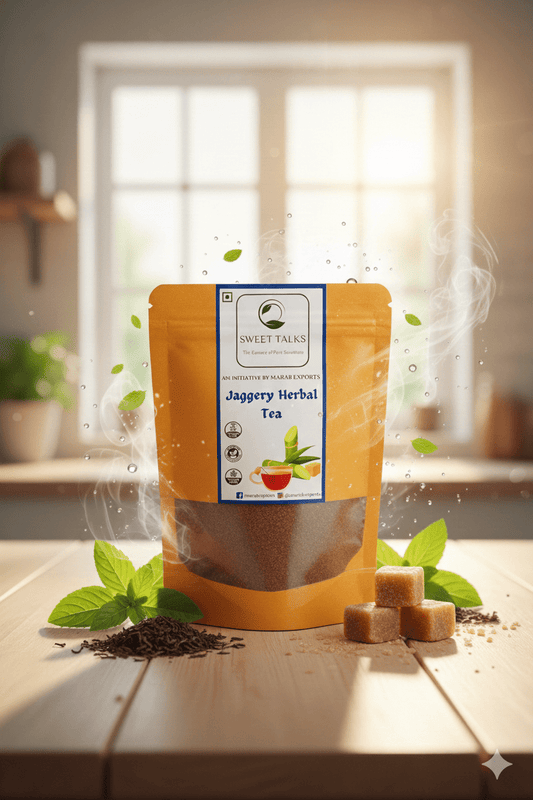 Jaggery Herbal Tea - Marab Exports I Sweet Talks