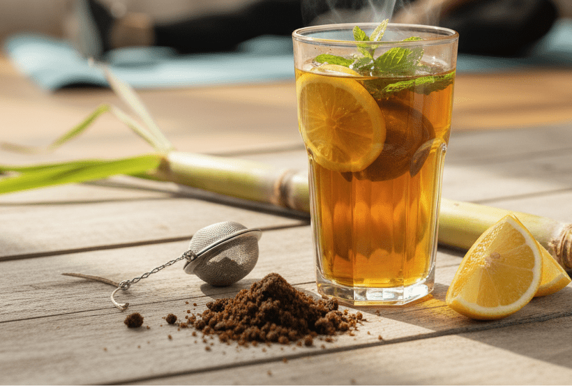 Jaggery Lemon Tea - Marab Exports I Sweet Talks