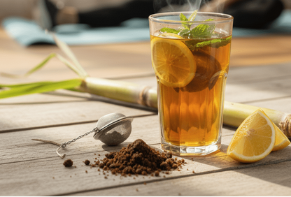 Jaggery Lemon Tea - Marab Exports I Sweet Talks